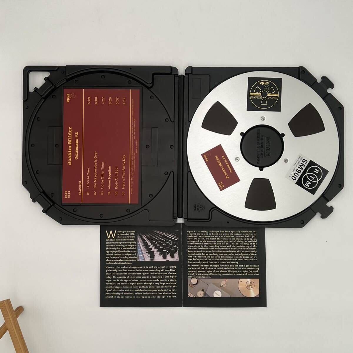 2tr38cm Jazz Opus 3 Joakim Milder 「Consensus #2」10号オープンリール スタジオマスターテープ新品 の画像4
