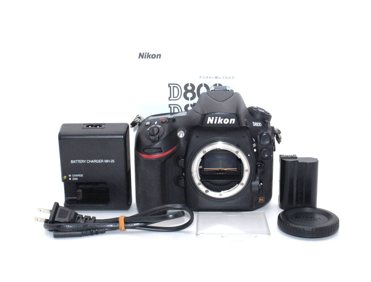 ★FXフォーマットデジタル一眼レフカメラ♪★【極上品】Nikon ニコン D800 ボディ★安心保証★24058Eの画像1