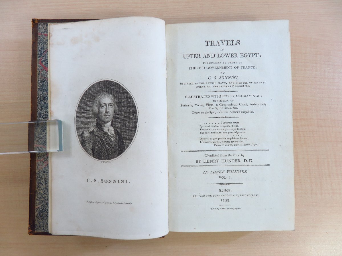 Charles Sigisbert Sonnini『Travels in Upper and Lower Egypt 1799』(全3巻揃) 1799年初版本 シャルル・ソンニーニ18世紀エジプト旅行記_画像3