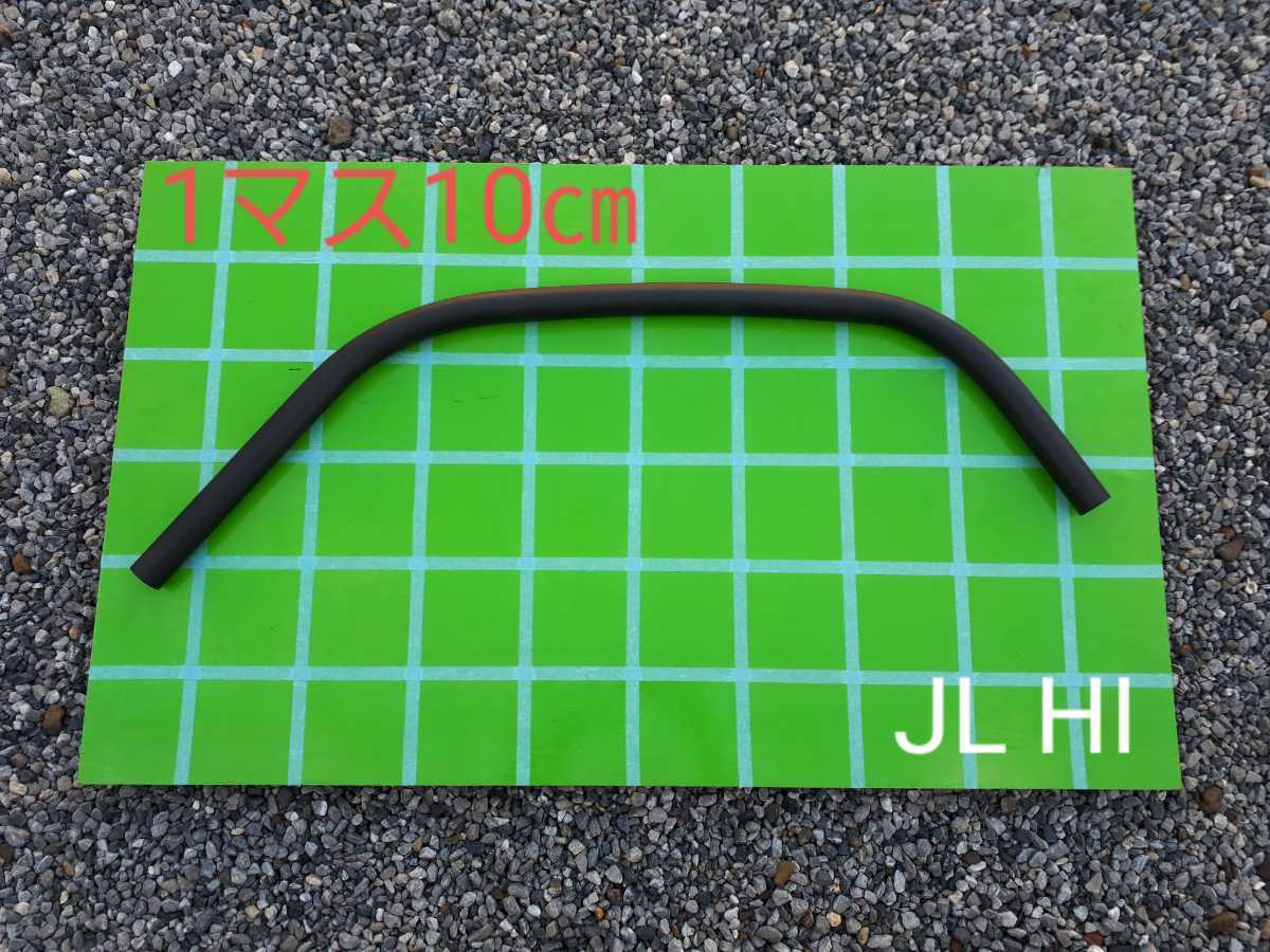 ラングラー JL JT ハイフェンダー用 32ｍｍ径 自作 パイプフェンダー 塩ビ管 ブラック ジープ カスタム オーバーフェンダー 送料無料の画像3