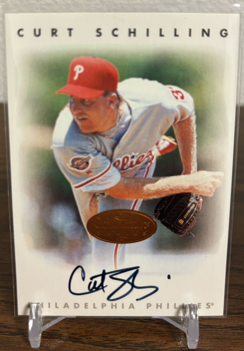 1996 Leaf Signature Curt Schilling Auto カート・シリング 直筆サインカードの画像1