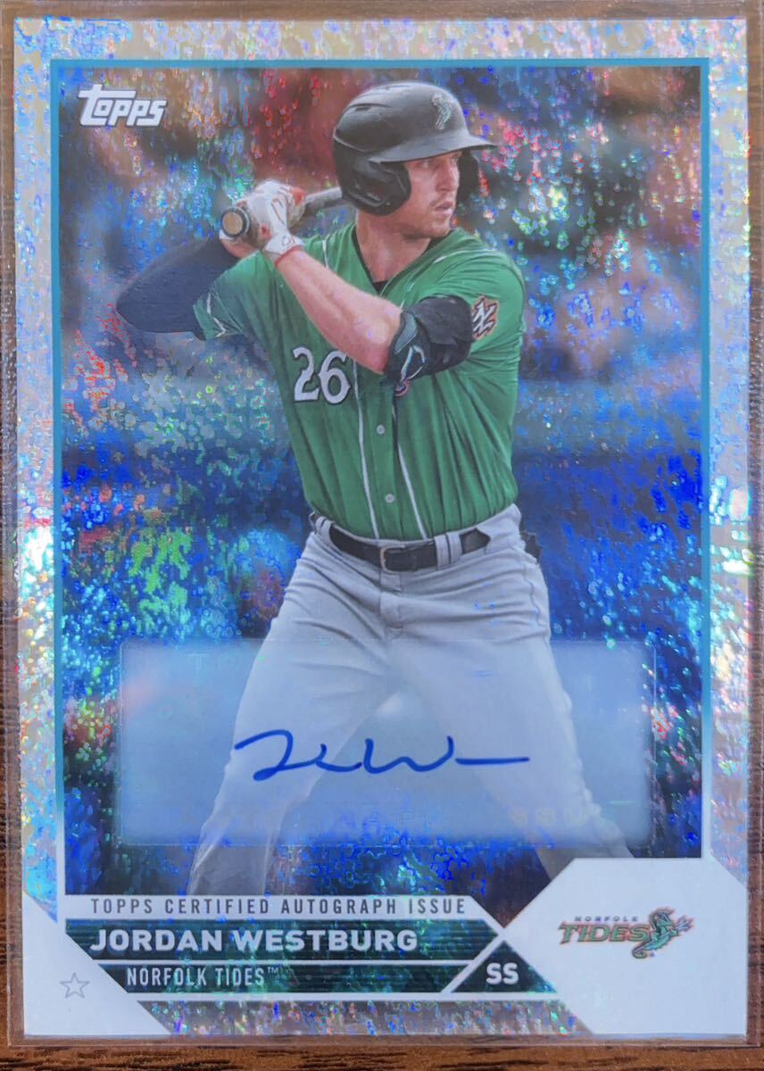 【199シリ】2023 Topps Pro Debut Jordan Westburg Auto ジョーダン・ウェストバーグ 直筆サインカード_画像1