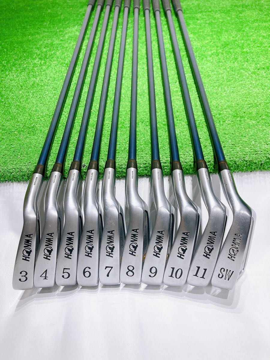 美品 超希少 K18 金モグラ 3星 HONMA NEW BIG-LB H&F ホンマ 美品 超希少 K18 金モグラ 3星 HONMA NEW BIG-LB H&F ホンマ