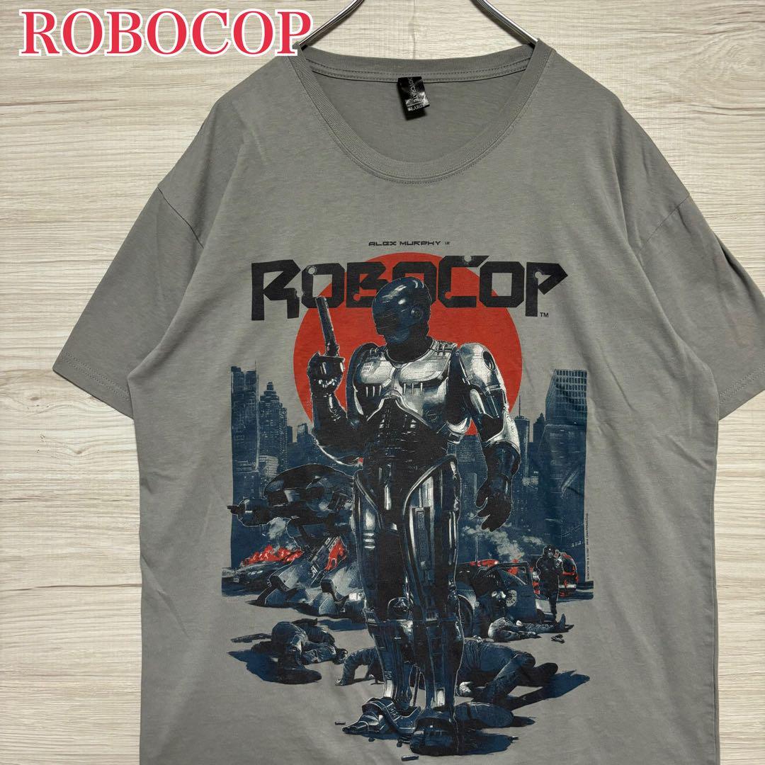 【入手困難】ROBOCOP ロボコップ Tシャツ　Lサイズ　半袖　海外　輸入　映画　一点物　キャラクター　ヴィンテージ　春服　夏服