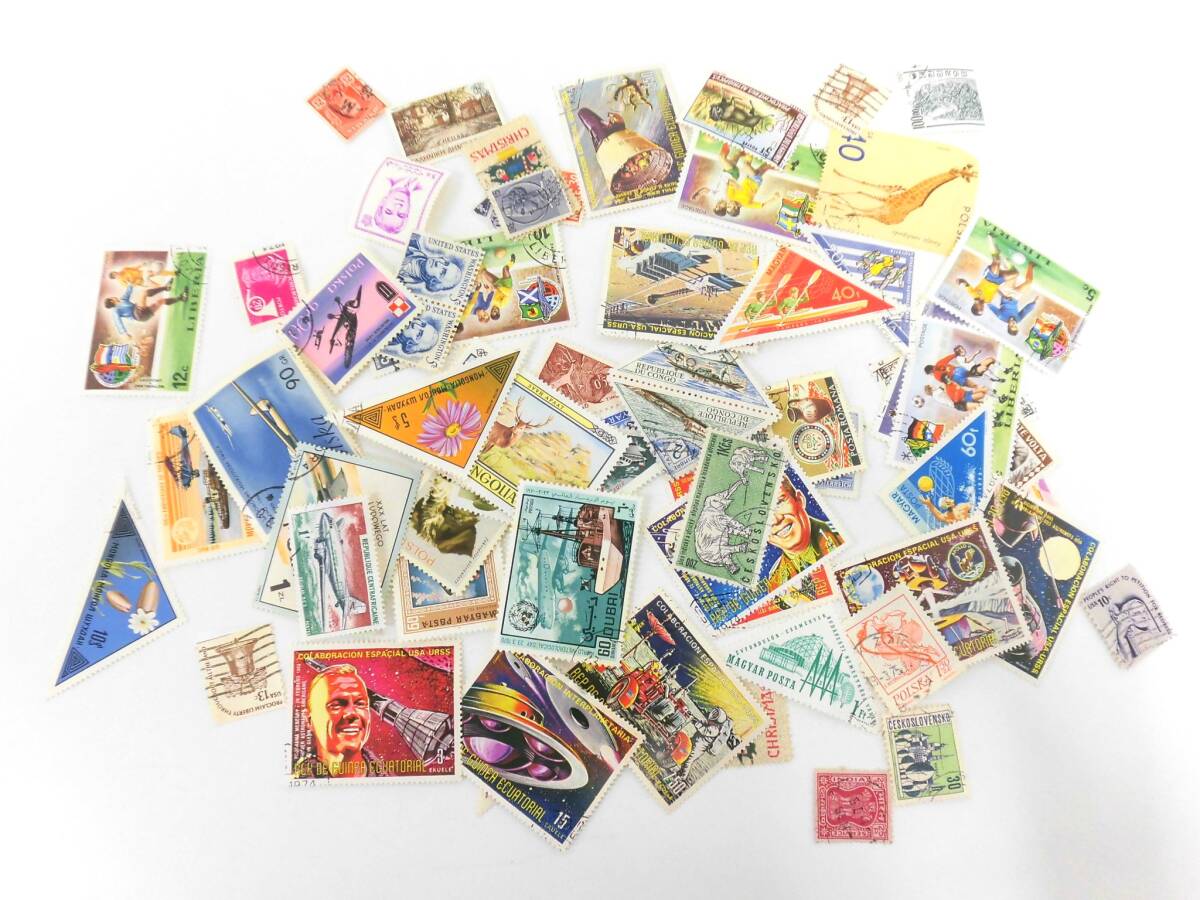 切手祭 外国切手 海外切手 未使用 使用済 いろいろ おまとめ 古切手 アンティーク コレクションの画像4