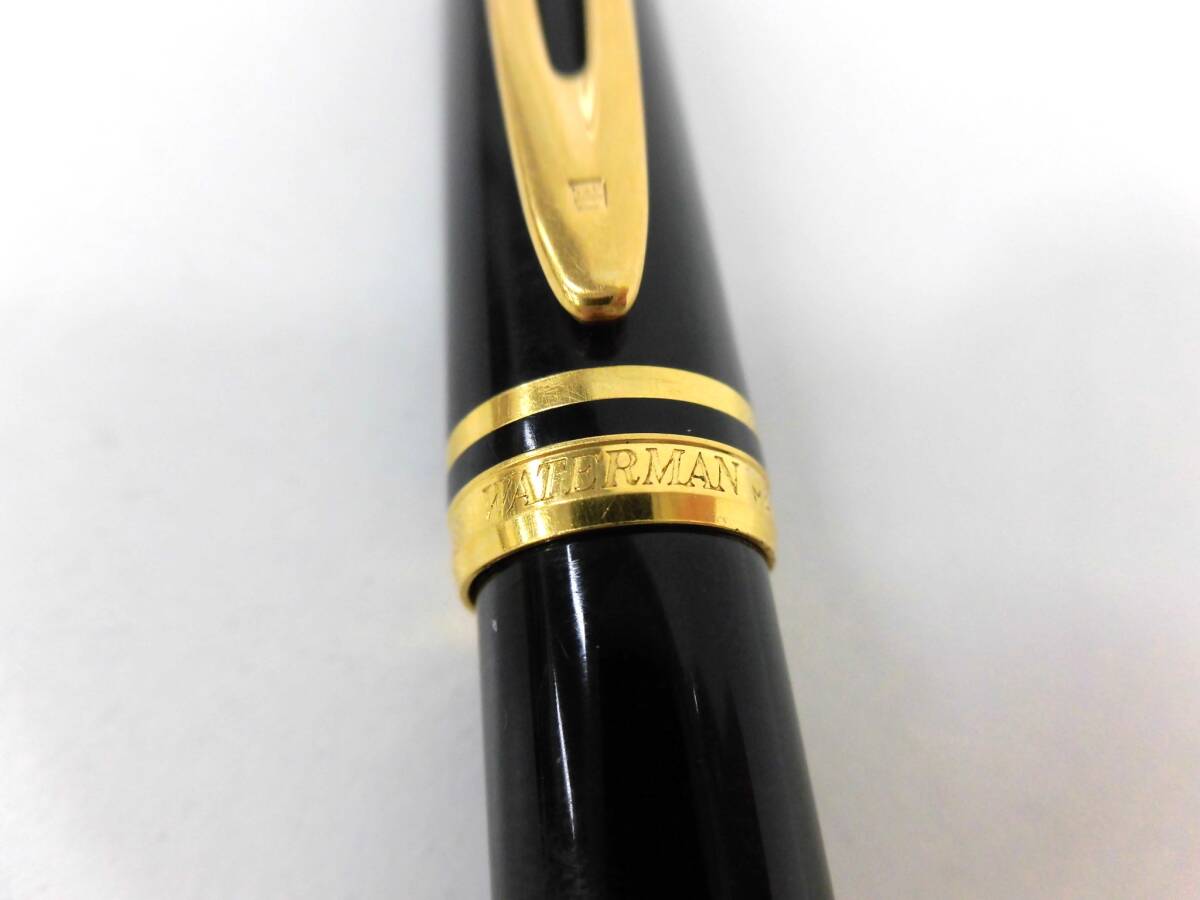 文具祭 WATERMAN ウォーターマン シャーペン シャープペン 筆記用具 ブランド文房具 ブラック ゴールド系 フランス製の画像4