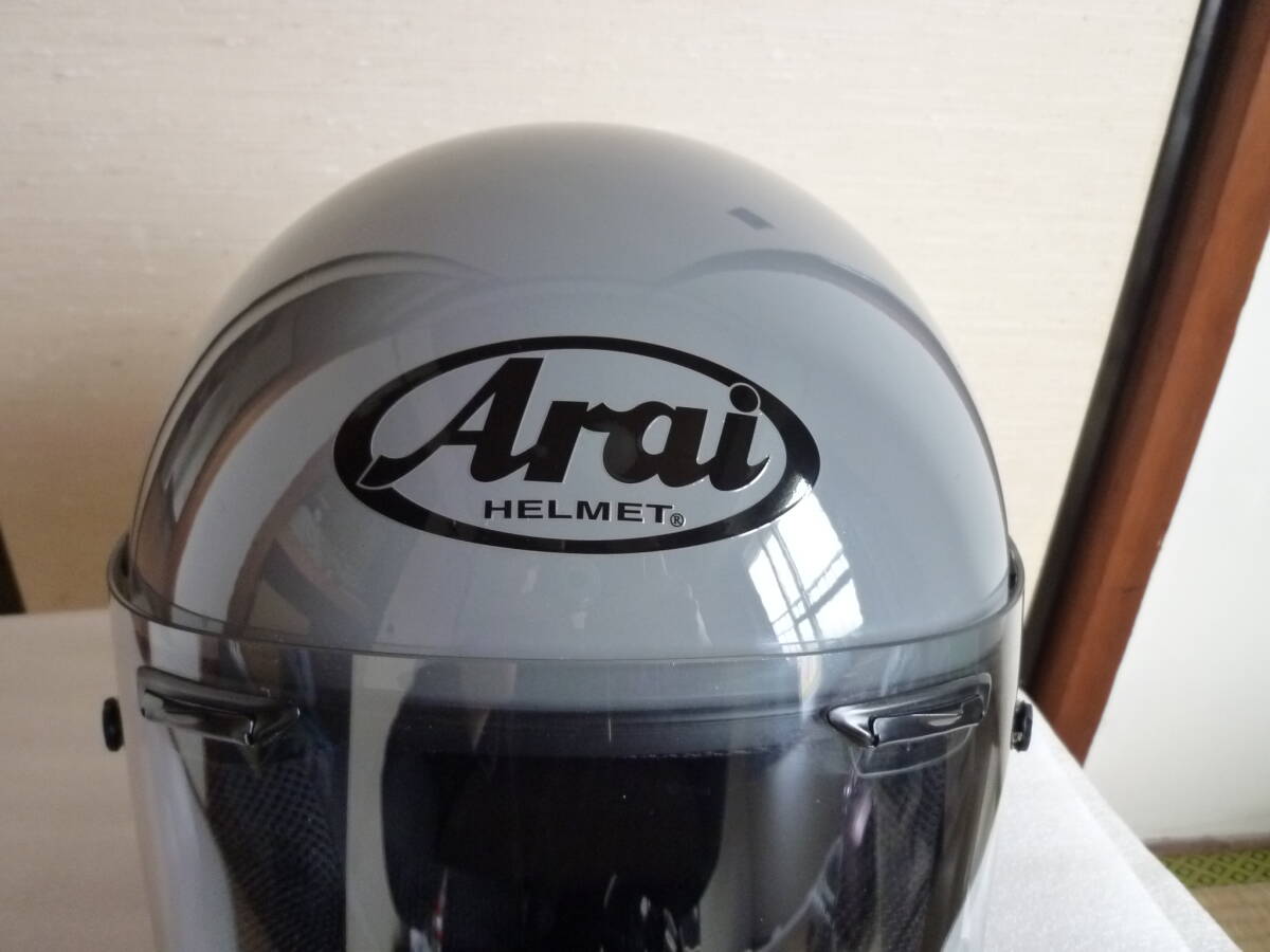 Arai アライ フルフェイスヘルメット RAPIDE NEO ラパイドネオ モダングレー サイズXL 美品の画像6