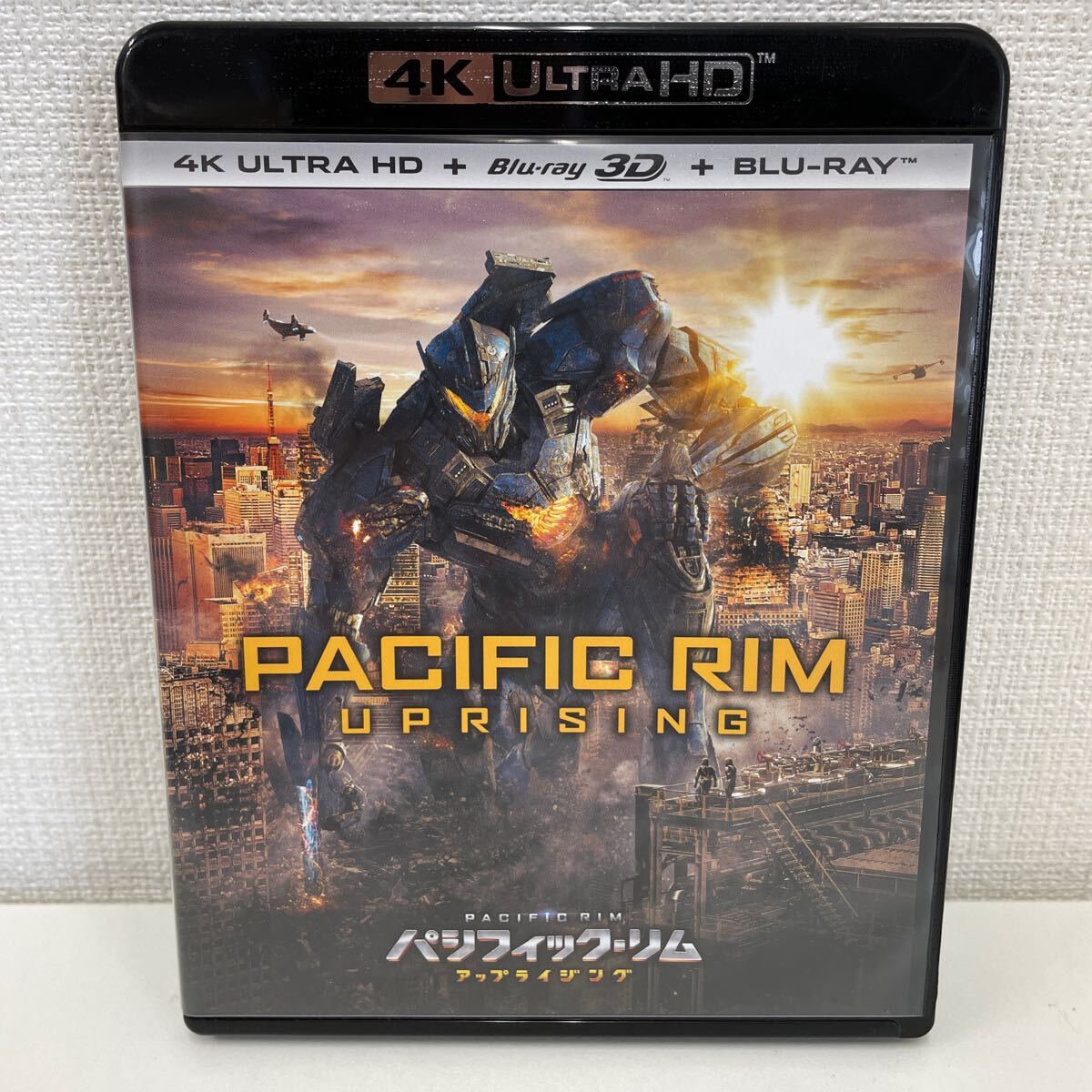 【1円スタート】 パシフィック・リム アップライジング 4KUHD＋3D＋ Blu-ray 3枚組 PACIFIC RIMの画像1