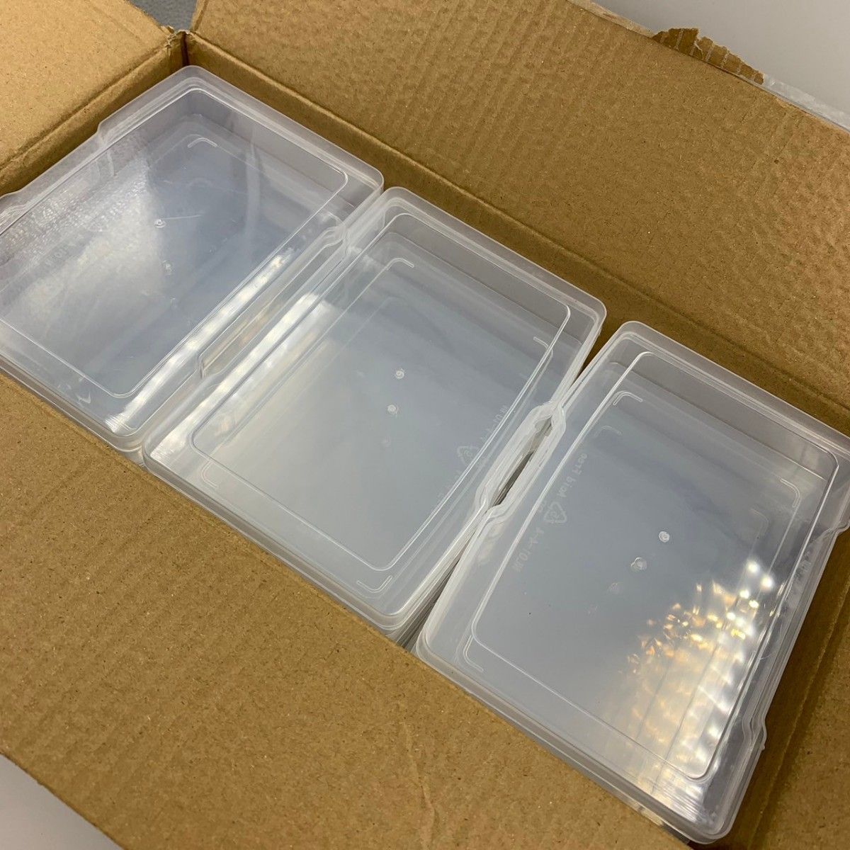 クリアケース 蓋付き プラスチックケース 小物入れ 収納ケース 24個セット  クリア  ボックス