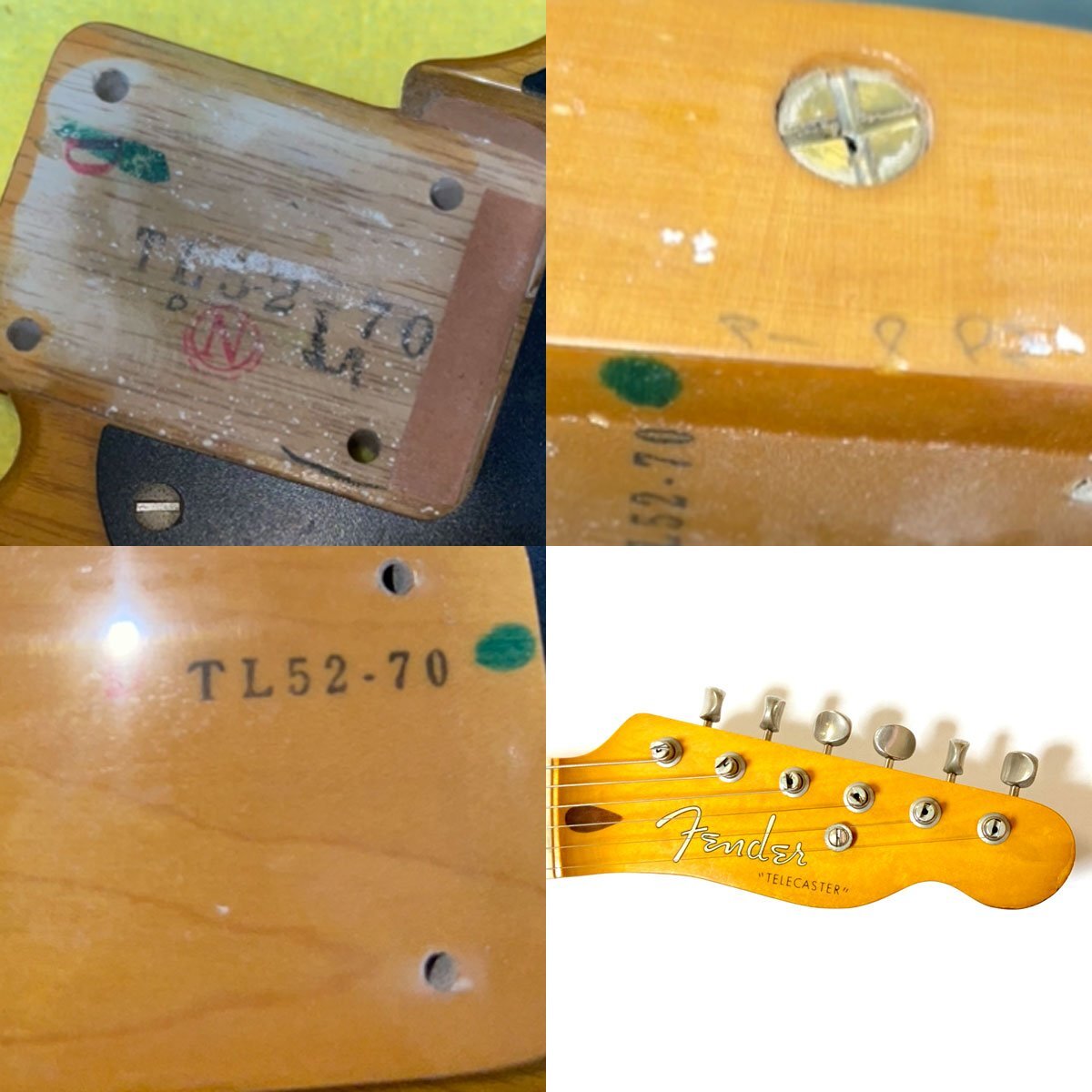 Fender Japan TL52-70 TELECASTER マイナスネジ Aシリアル 1985年-1986年 フジゲン期 (MADE IN JAPAN) フェンダージャパン テレキャスターの画像2