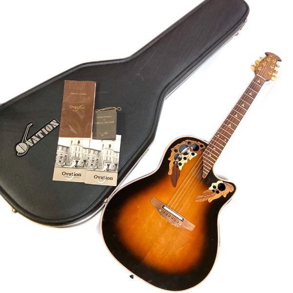 OVATION 1868 Elite (1868-1) USA製 1994年製 エレアコ オリジナルハードケース付き 当時の保証書付き オベーション エリートの画像1