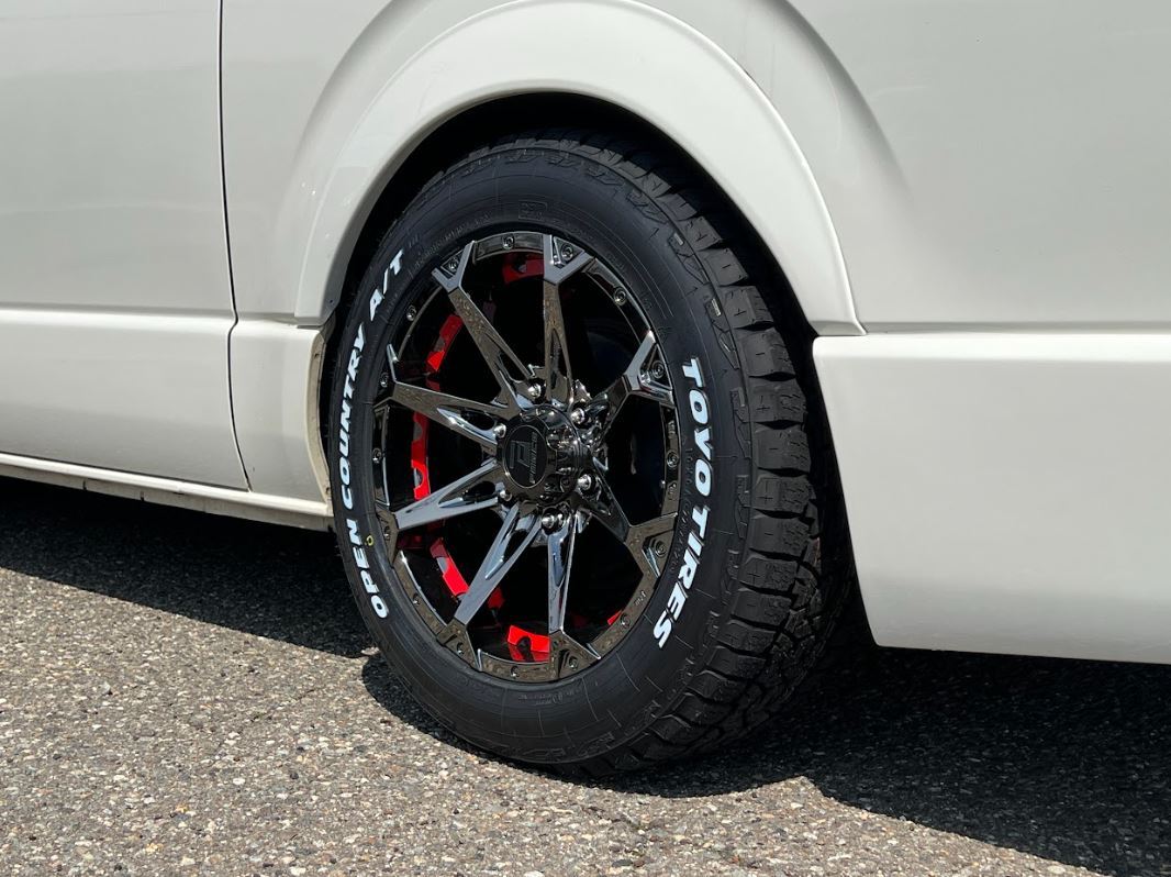 4本セット フォースデナリ DENALI 18x8.0J 6/139.7 +15 MBK BFグッドリッチ トレイルテレーン TRAIL T/A 285/60R18 BL FJクルーザー_画像6