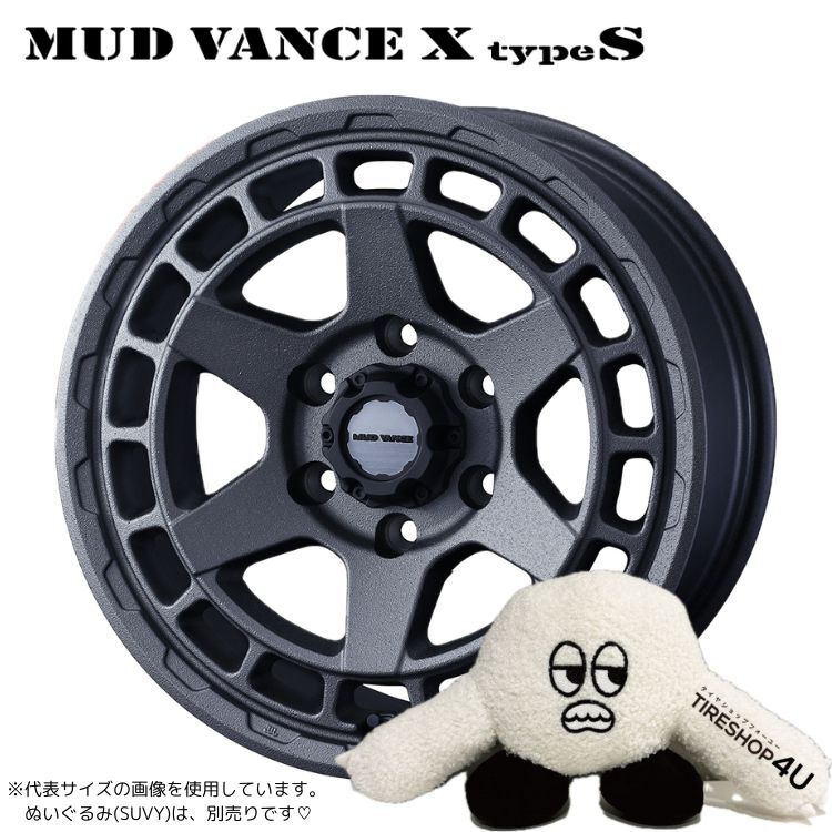 4本セット マッドヴァンスX タイプS VANCE 16x6.5J 6/139.7 +45 GRAY TOYO トーヨー オープンカントリー A/T3W 215/65R16 WL キャラバン_画像1