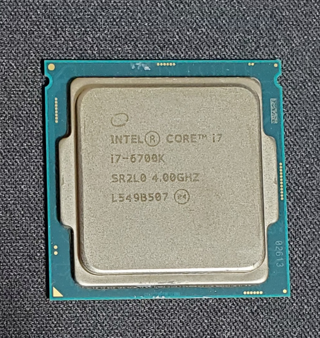 中古CPU i7-6700K 6世代 1円スタート 動作未確認の画像1