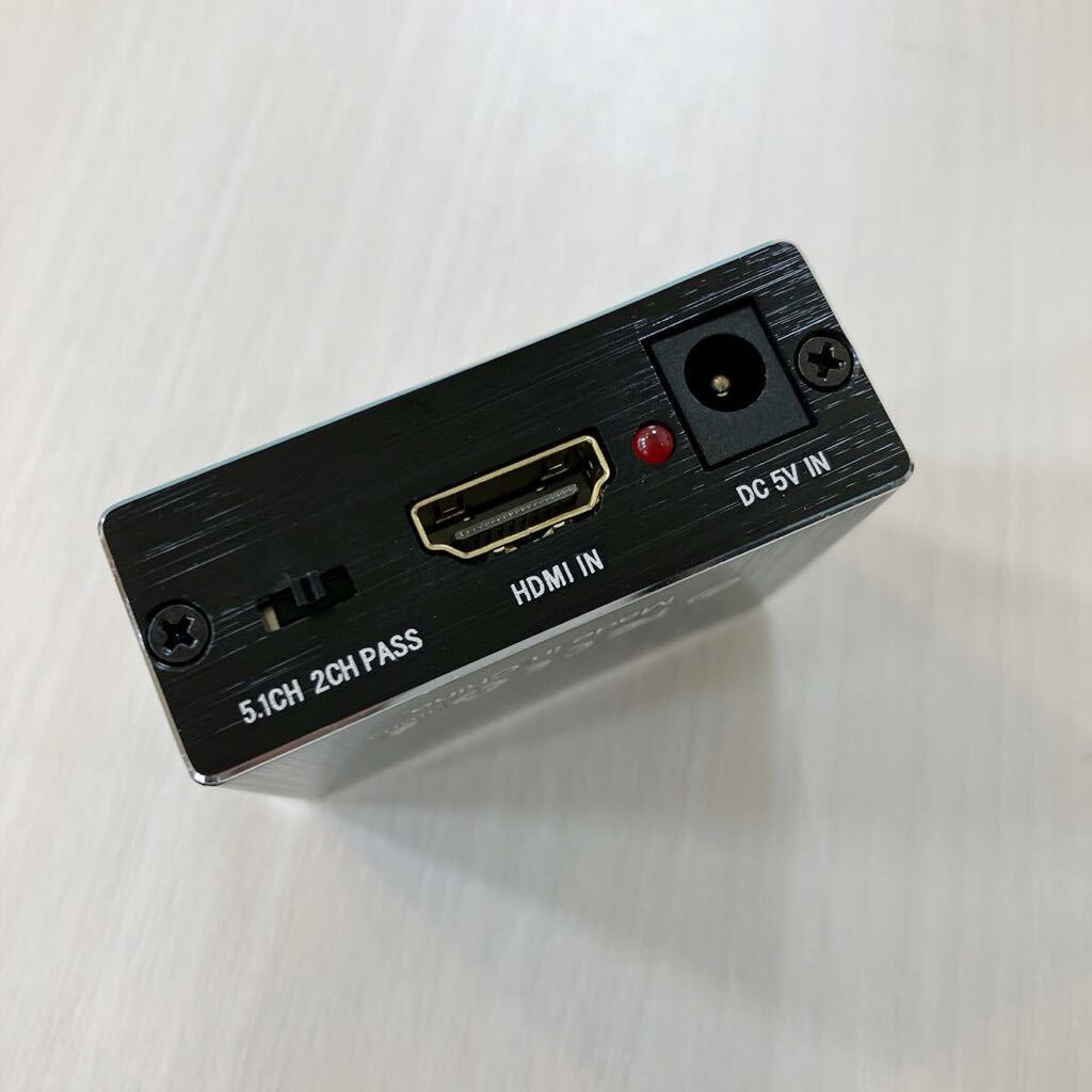 ELEVIEW HDMI 2.0音声分離器 4K(60Hz)/1080p(120Hz)・HDCP2.2(光デジタル SPDIF 3.5mmステレオミニ) PS5/4pro/Switch/Fire TV等(EHD-806N)の画像3