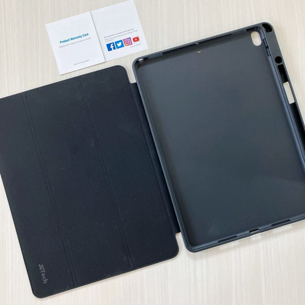 JEDirect iPad Air 3 (10.5インチ 2019, 第3世代)とiPad Pro 10.5用/Pencilホルダー付き ソフトTPUバック スリム オートウェイク/スリープ_画像2