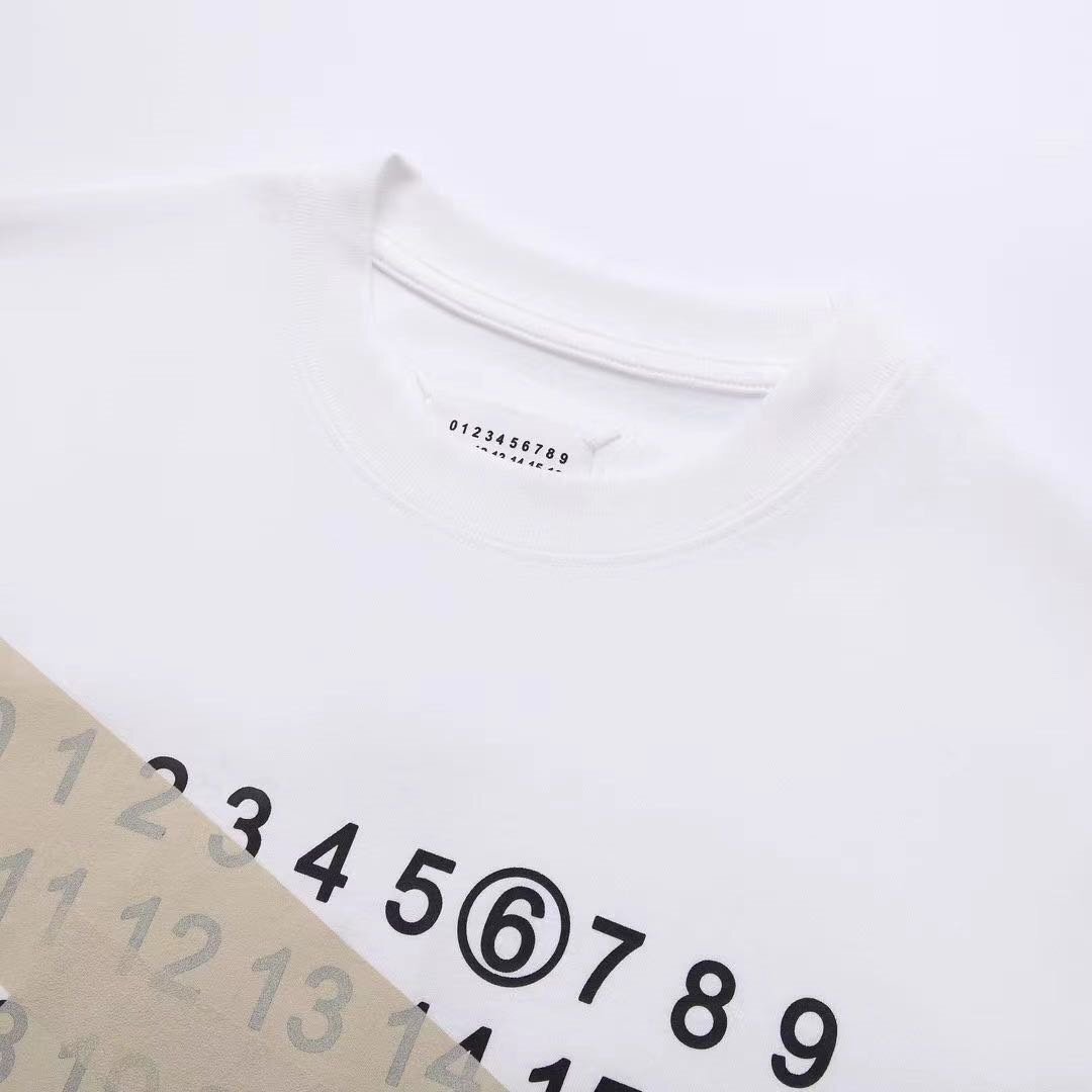 MAISON MARGIELA メゾンマルジェラ トップス Tシャツ シンプル メンズ レディース ホワイト サイズ46の画像3