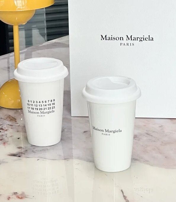 Maison Margiela メゾン マルジェラ カップ マグカップ シンプル デーリー セラミック ２点セット ホワイト_画像6
