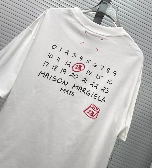 Maison Margiela メゾン マルジェラ トップス Tシャツ シンプル メンズ レディース カジュアル ホワイトＬの画像7