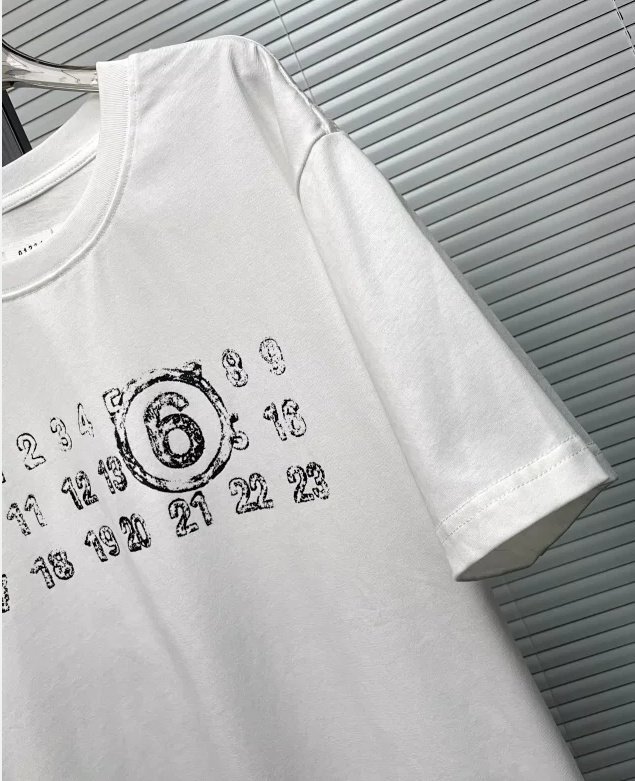 Maison Margiela メゾン マルジェラ トップス Tシャツ シンプル メンズ レディース カジュアル ホワイト Mの画像2