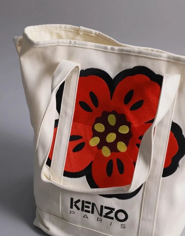 KENZO ケンゾー ショルダーバッグ トートバッグ Boke Flower レディース カジュアル ショッピング ホワイトの画像2