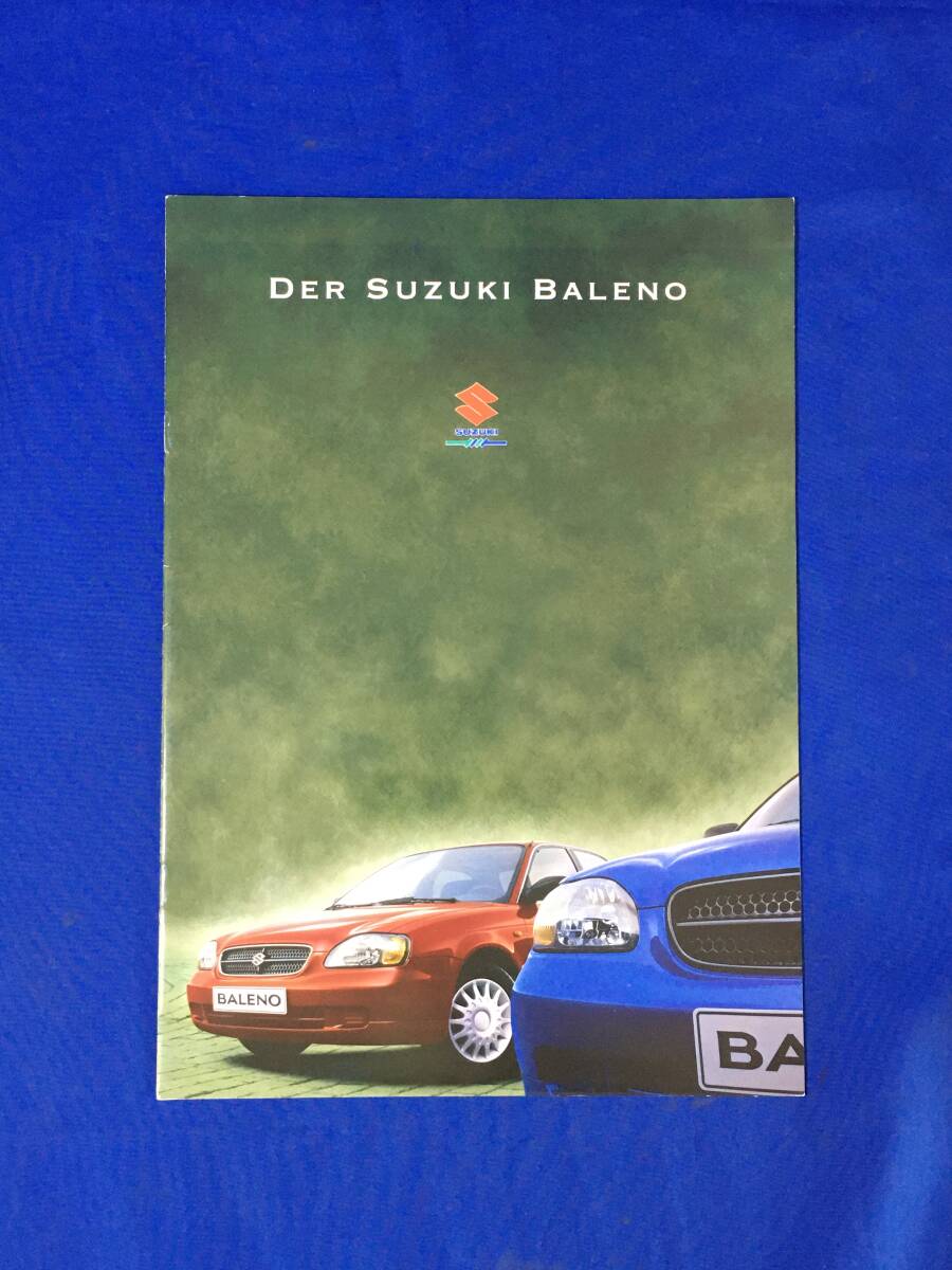 D544サ●【カタログ】 「DER SUZUKI BALENO」 スズキ 1998年8月 全19ページ バレーノ/ドイツ語のみ/主要諸元/パンフ/レトロ_画像1