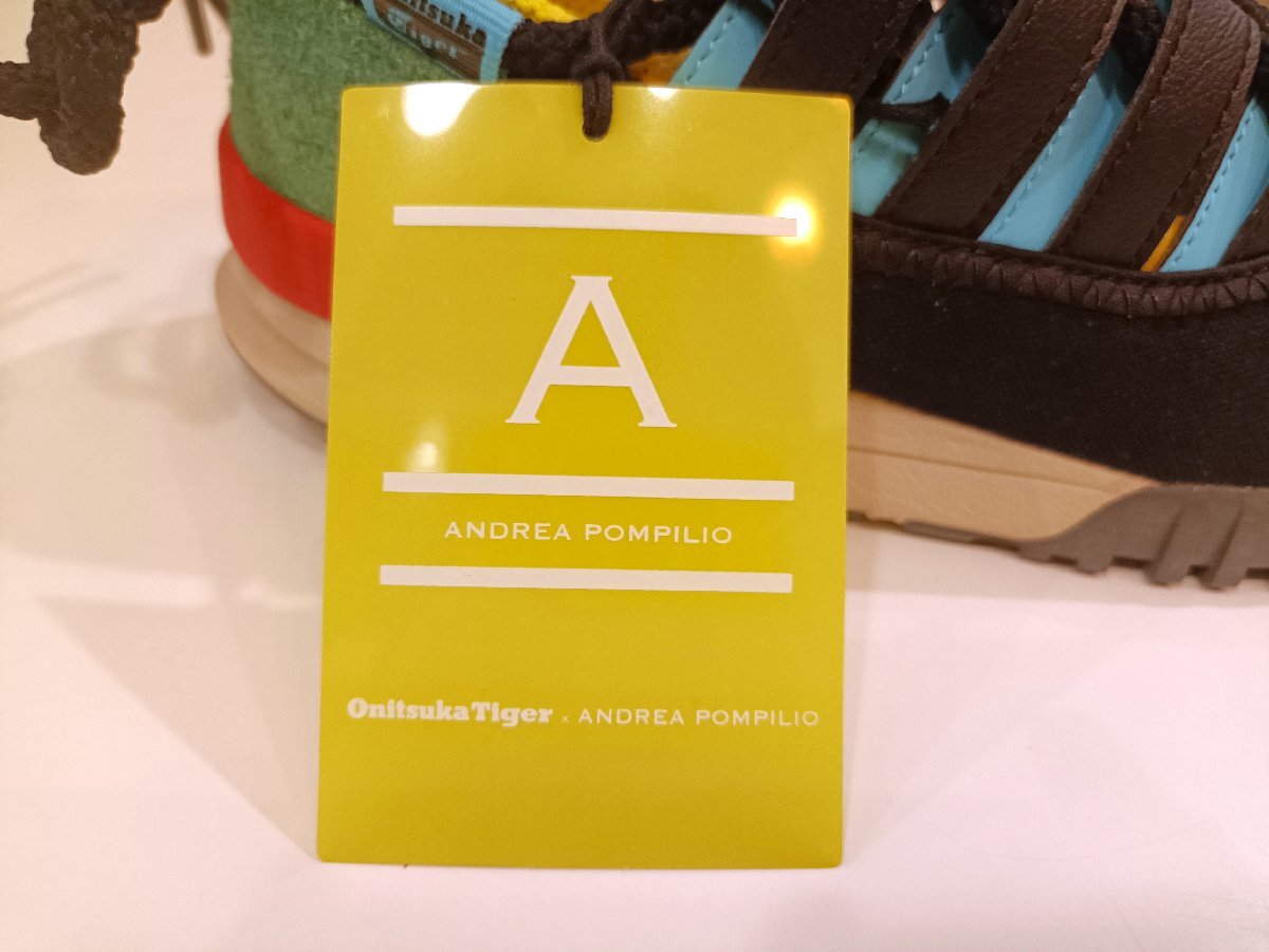 未使用品 onitsuka Tiger × ANDREA POMPILIO／オニツカタイガー×アンドレア ポンピリオ SANICA スニーカー レディース 23.0cm