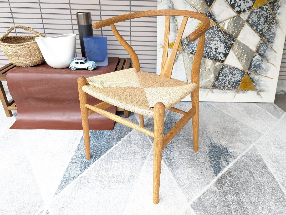 展示美品 CARL HANSEN&SON/カールハンセン＆サン CH24 Yチェア ダイニングチェア ハンス・J・ウェグナー 北欧名作家具 オーク材 ②_画像1