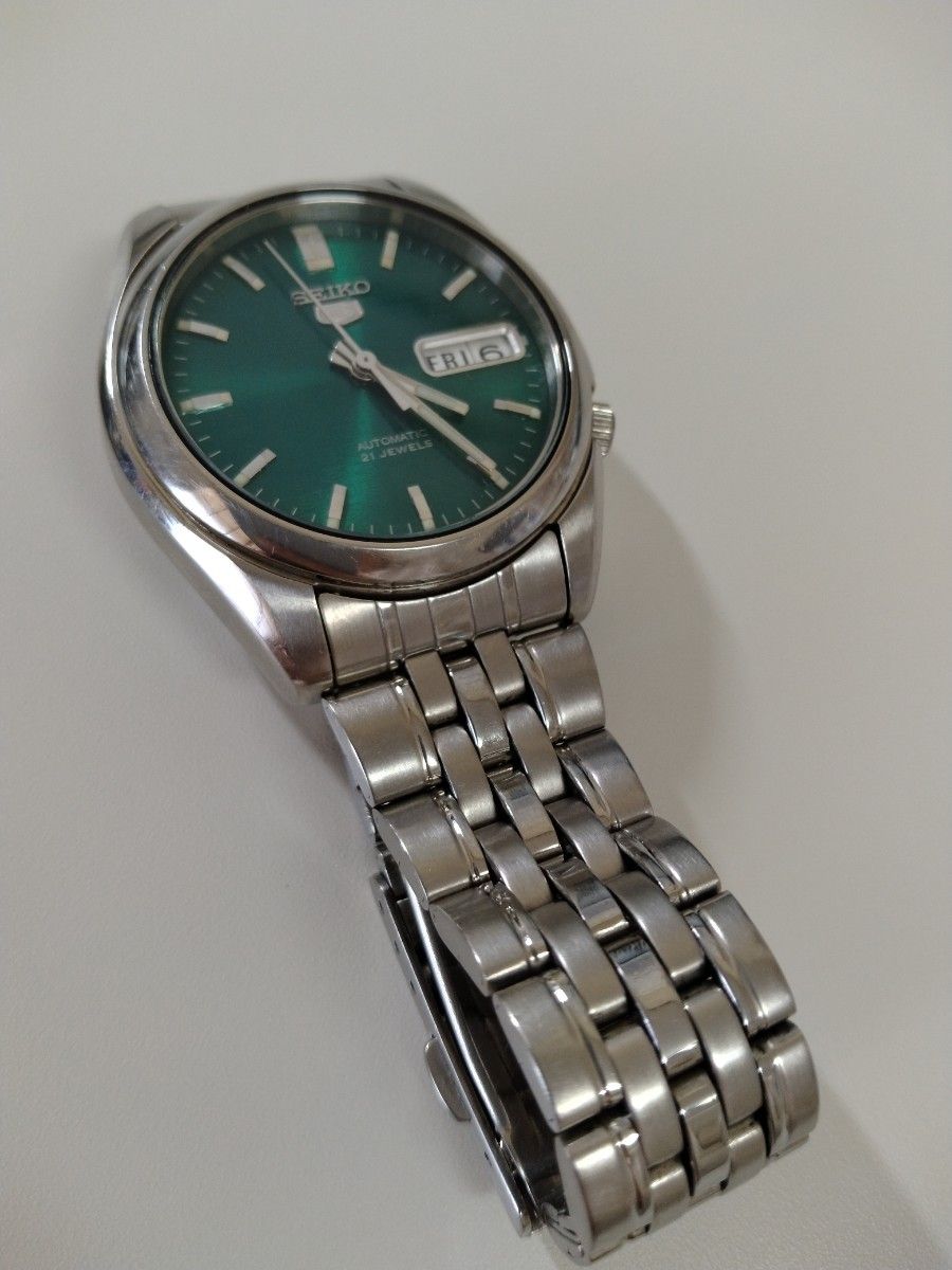 SEIKO ファイブ 自動巻き 7S26-01V0 グリーン 自動巻 腕時計 SEIKO ファイブ 自動巻き 7S26-01V0 グリーン 自動巻 腕時計