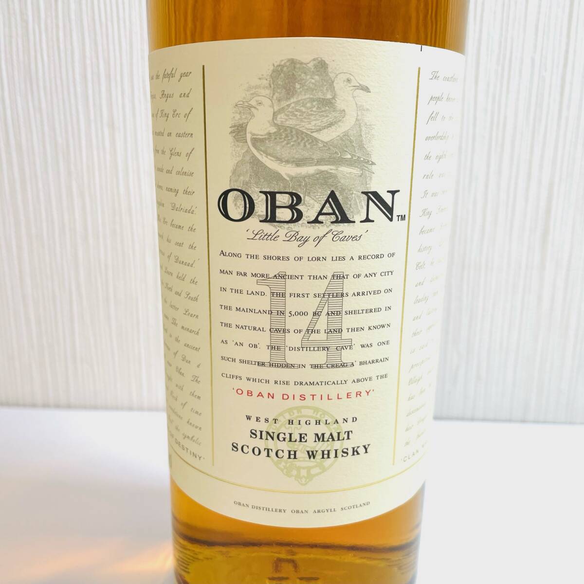 C-69184I 【未開栓】 OBAN オーバン 14年 750ml 43% スコットランド シングルモルト ウイスキー 箱付き 古酒 ヴィンテージの画像4