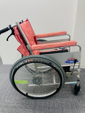 COOL101 NISSIN 日進医療器 車椅子 高強度アルミ製フレーム 折りたたみ 自走式 車いす 日進 看護 介護の画像6