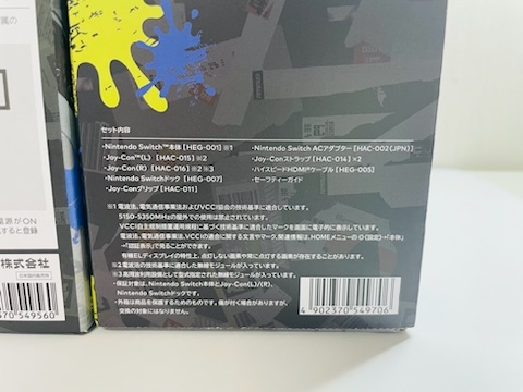 Ｃ-68794Ｍ　【中古　美品】　Nintendo Switch 有機ELモデル スプラトゥーン3 エディション HEG-S-KCAAA　コントローラー付_画像10