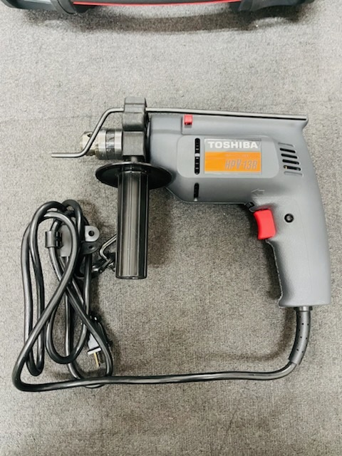 C-67739M 中古品 東芝 TOSHIBA 100V 13mm振動ドリル HPV-13R Keter 工具箱 POWER TOOL CASE WITH ORGANIZERの画像7