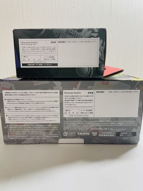 Ｃ-68794Ｍ　【中古　美品】　Nintendo Switch 有機ELモデル スプラトゥーン3 エディション HEG-S-KCAAA　コントローラー付_画像7