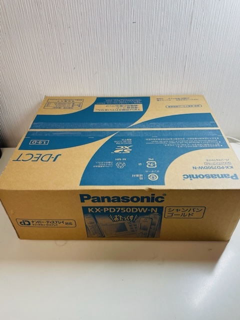 C-69063M 【新品 未開封】 Panasonic KX-PD750DW-N パーソナルファックス シャンパンゴールド  未使用品 メーカー保証書付きの画像1