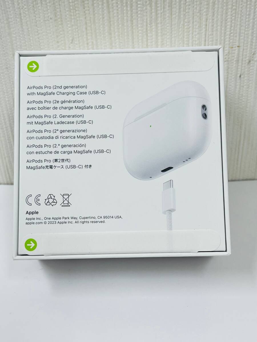 C-4116Y 【未使用 未開封】 MTJV3J /A AirPods Pro 第二世代 エアーポッズ Apple ワイヤレスイヤホンの画像7