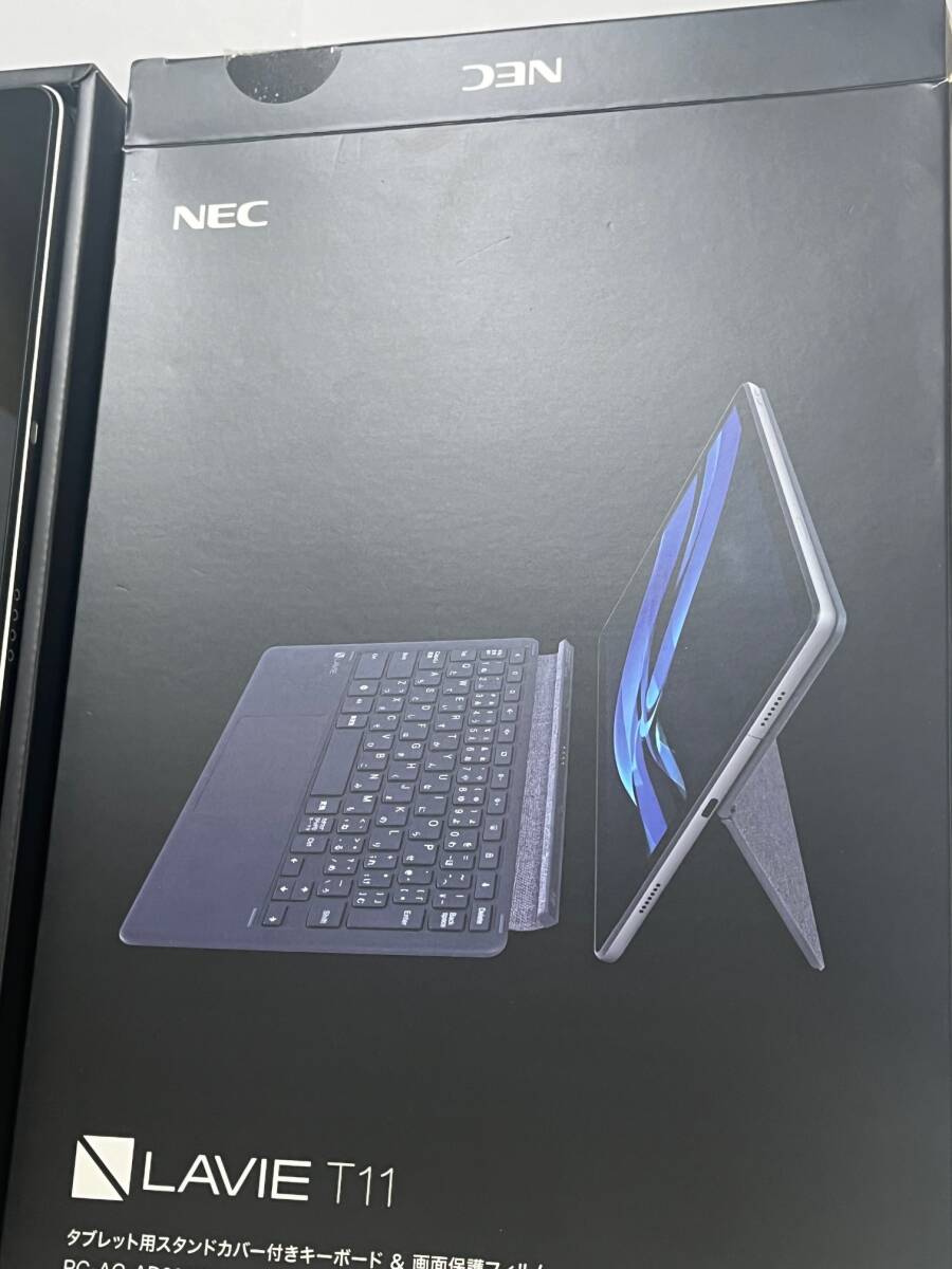 Y-424Y 【1円スタート】【中古】 NEC Lavie T11 本体/キーボード/タッチペンセット 通電動作未確認 充電器なし 部品取り ジャンク扱いの画像5