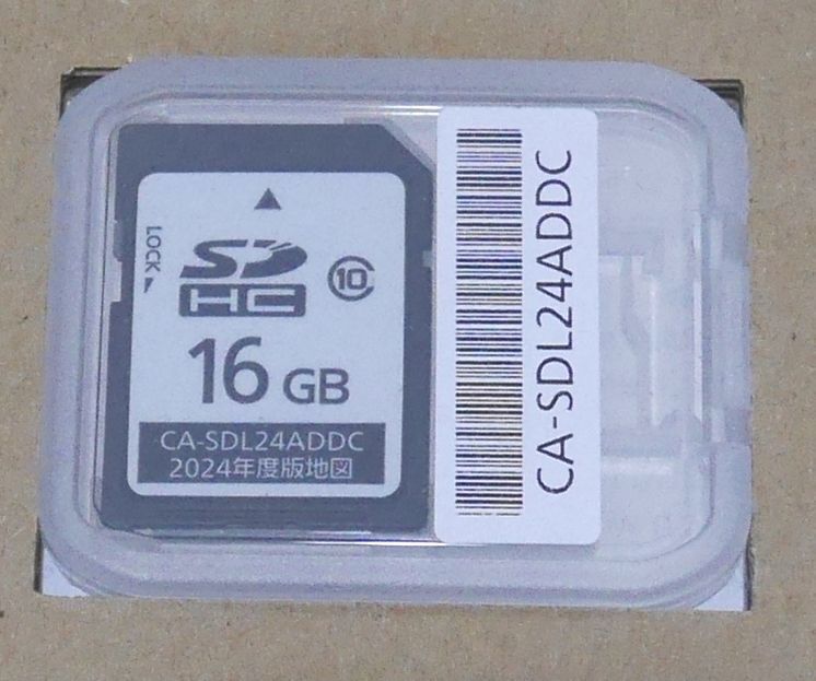 ◆☆新品未使用品！ 送料無料 2024年版 地図SDHCメモリーカード CA-SDL24ADDC ダイハツ スバル 純正ナビ Panasonic CA-SDL23ADDC SDL22ADDCの画像4