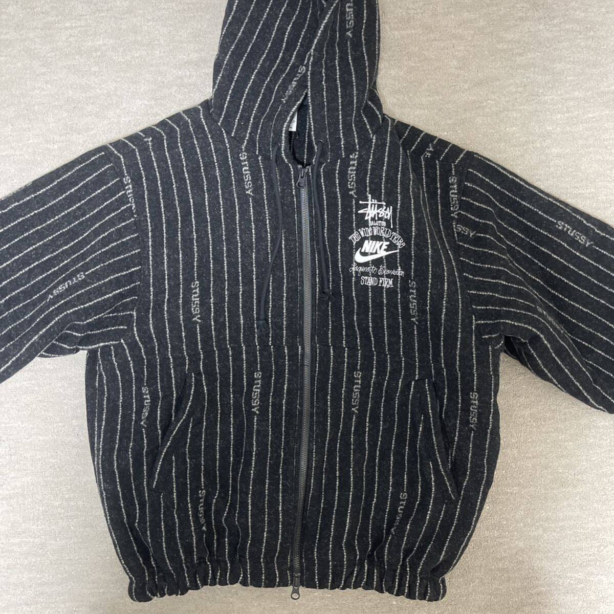 Nike x Stussy Striped Wool Jacketの画像1