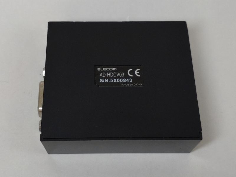 ELECOM AD-HDCV03 VGA→HDMIコンバーター！の画像3