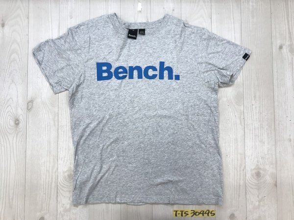 Bench. メンズ ロゴラバープリント 半袖Tシャツ M 杢グレー_画像1