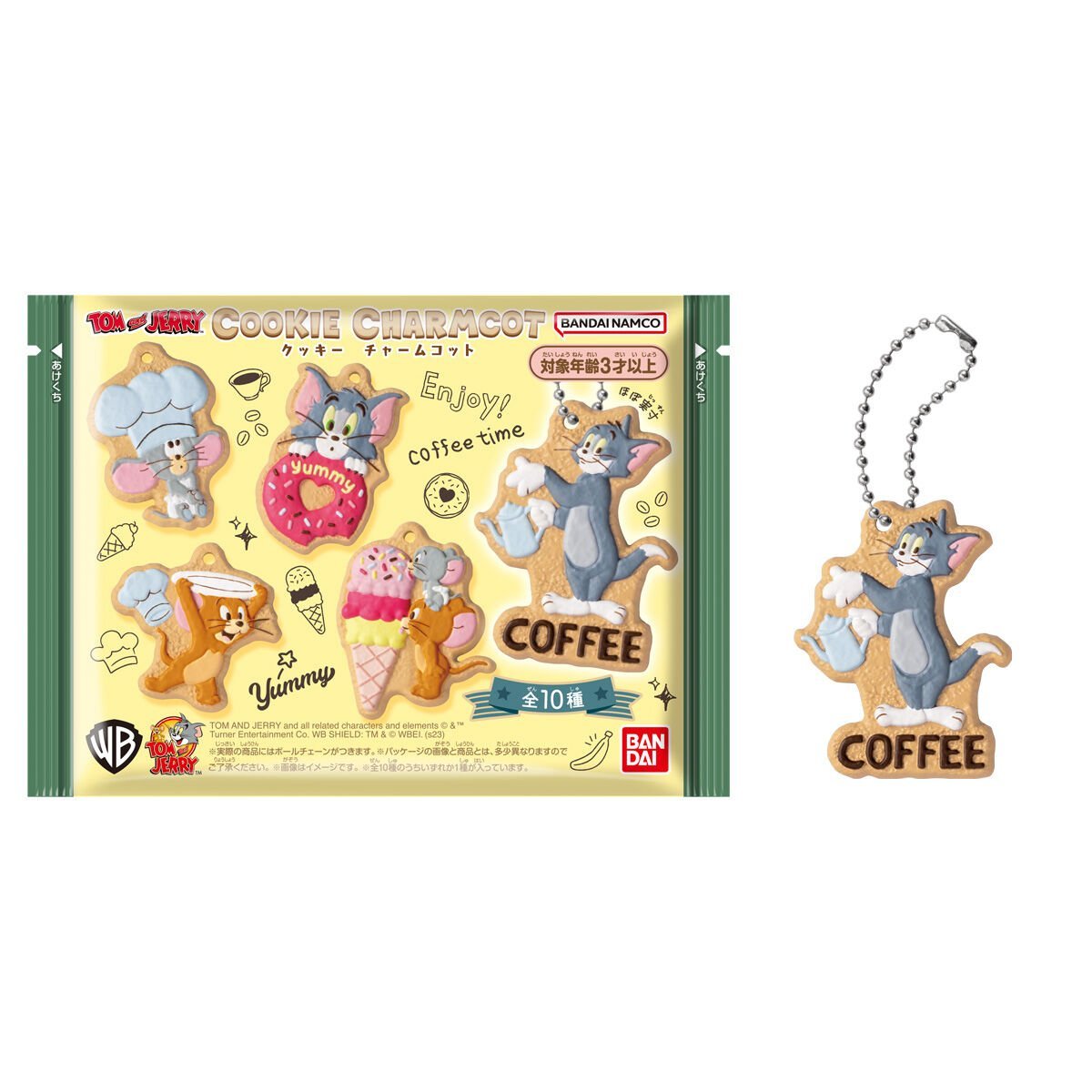 1カートン（112個入り）バンダイ『TOM and JERRY COOKIE CHARMCOT』★新品未開封★の画像2