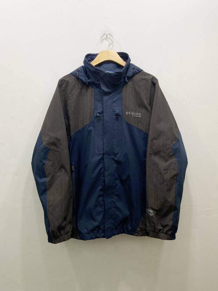 (V2219) COLOMBIA TITANIUM OMNI-TECH WINDBREAKER JACKET ウィンドブレーカー ジャケット メンズ L サイズ 正規品の画像1