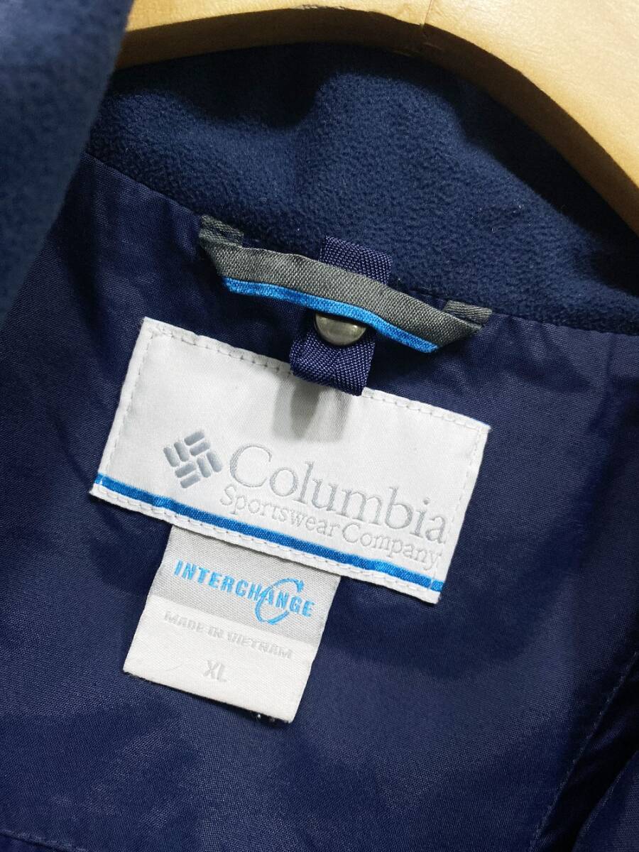 (V2344) COLOMBIA OMNI-TECH WINDBREAKER JACKET ウィンドブレーカー ジャケット メンズ XL サイズ 正規品_画像7