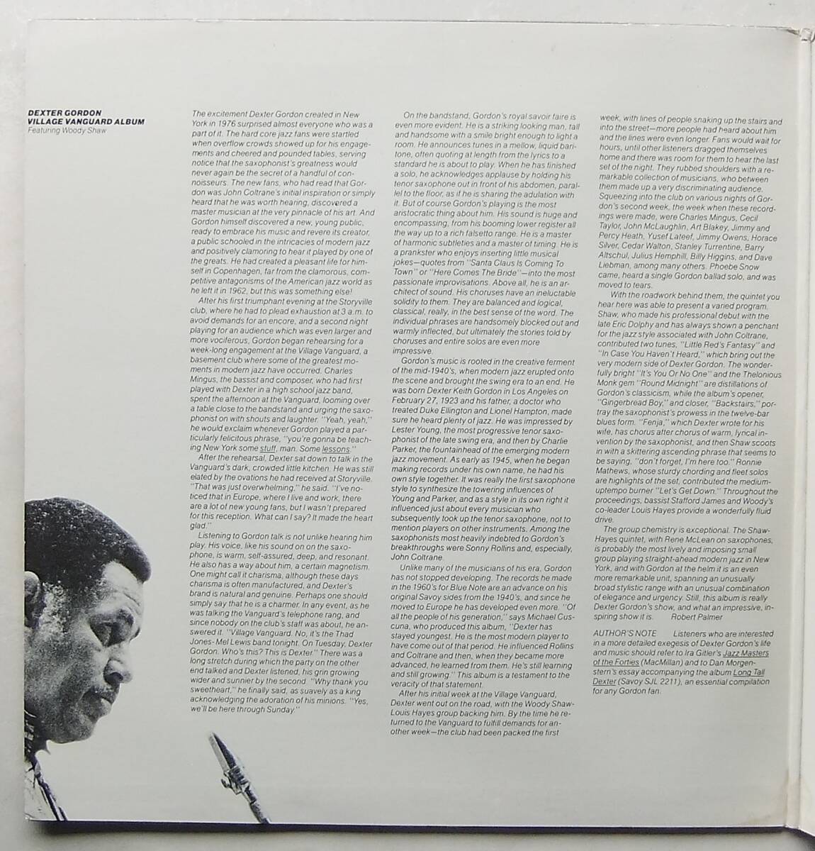 ◆ DEXTER GORDON / Homecoming Live at The Village Vanguard (2LP) ◆ Columbia PG-34650 ◆_画像3