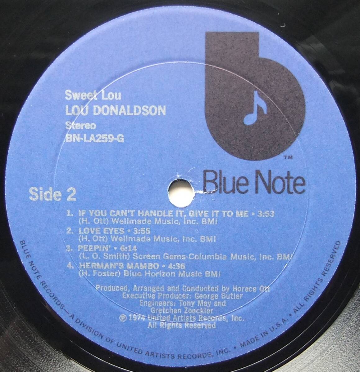 ◆ LOU DONALDSON / Sweet Lou ◆ Blue Note BN-LA259-G ◆_画像4