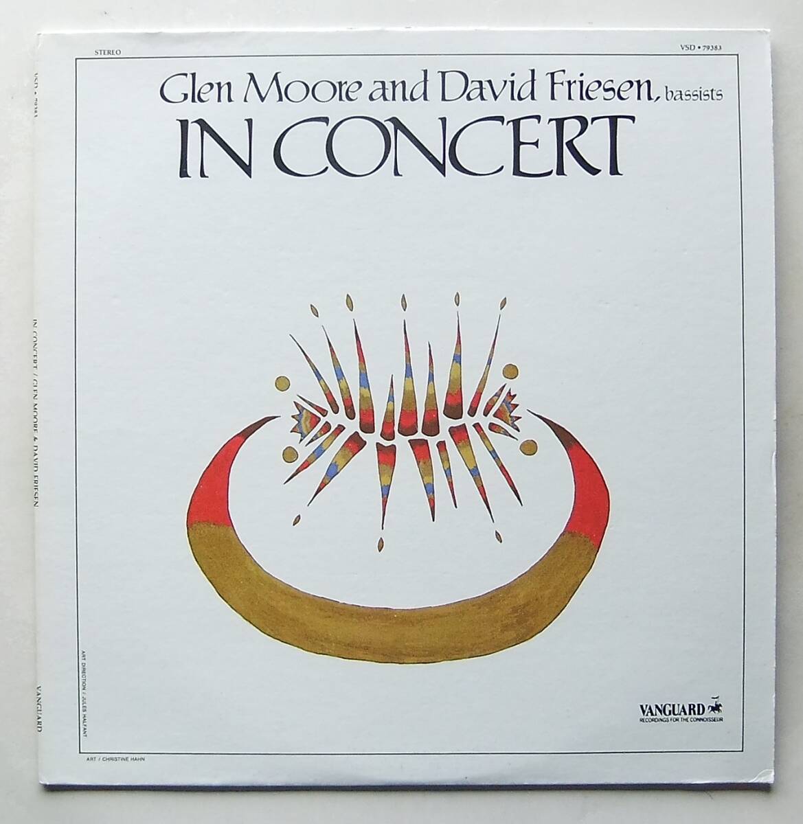 ◆ GLEN MOORE and DAVID FRIESEN / In Concert ◆ Vanguard VSD-79383 (promo) ◆ W_画像1