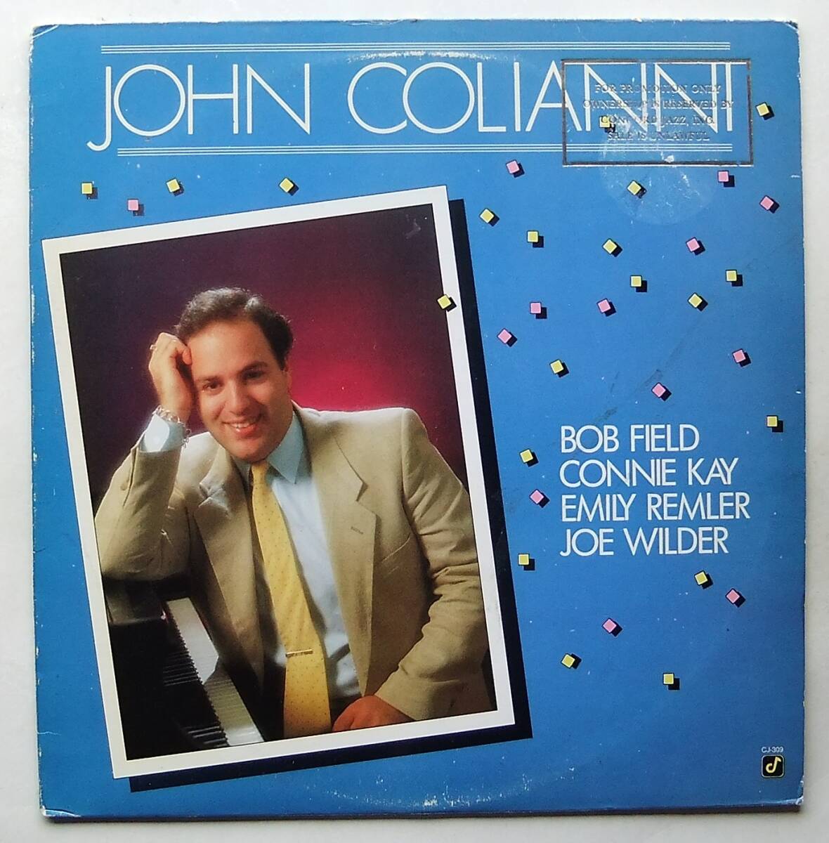 ◆ JOHN COLIANNI - EMILY REMLER ◆ Concord Jazz CJ-309 (promo) ◆_画像1