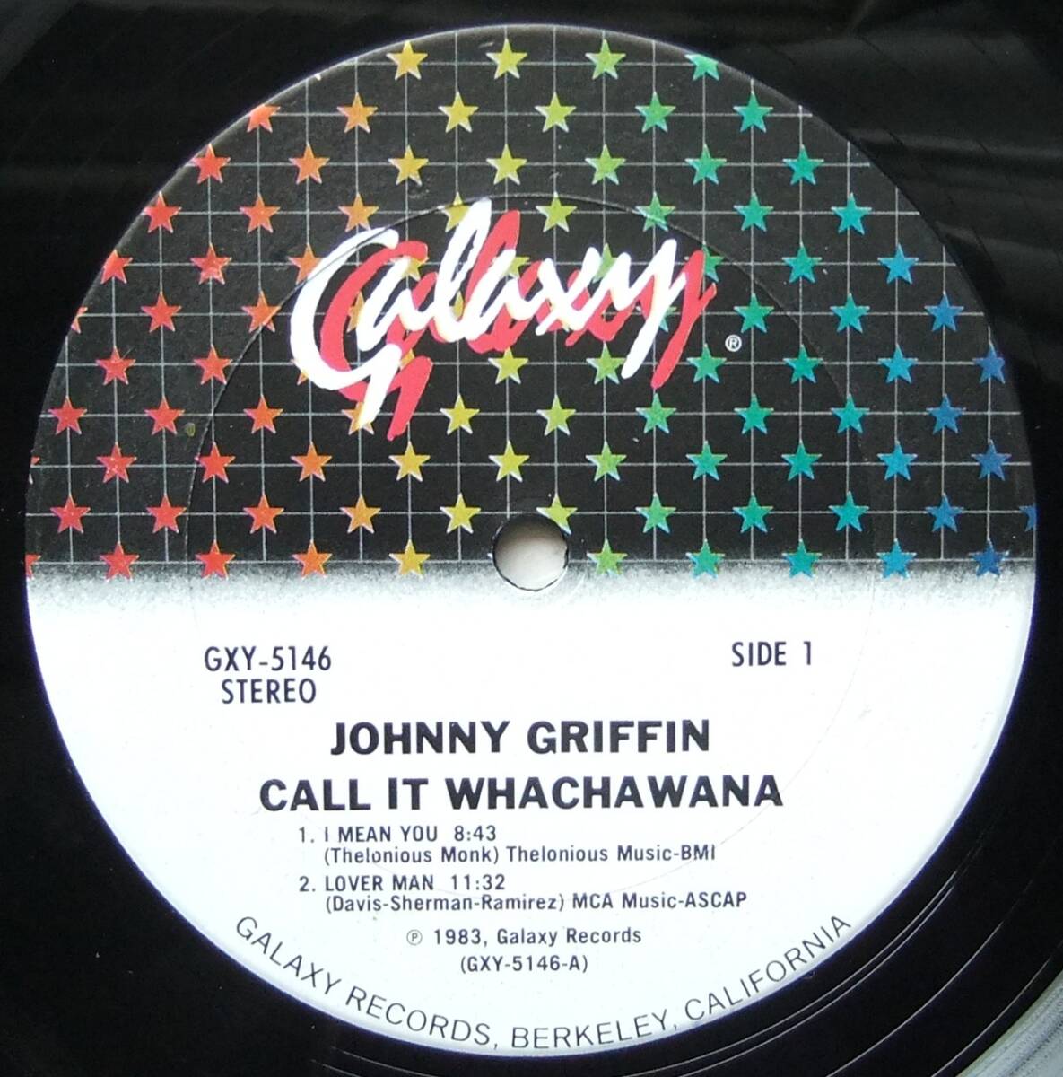 ◆ JOHNNY GRIFFIN / Call It Whachawana ◆ Galaxy GXY-5146 ◆_画像3