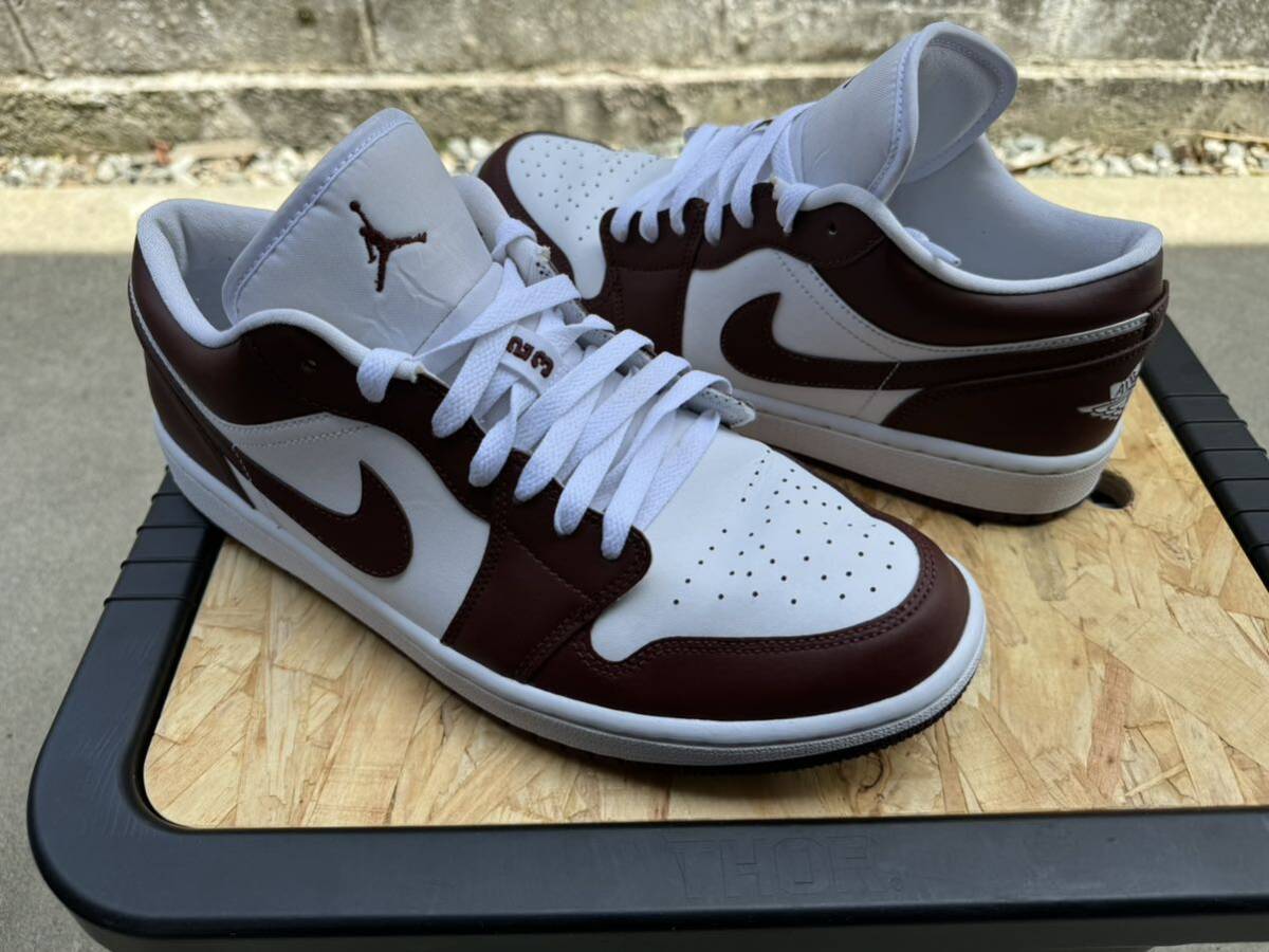 試着のみほぼ新品 箱無し NIKE AIR JORDAN 1 LOW WHITE/BRONZE ECLIPSE-WHITE DC0774-116 ジョーダン1 AJ1 og ジョーダンロー レア_画像2